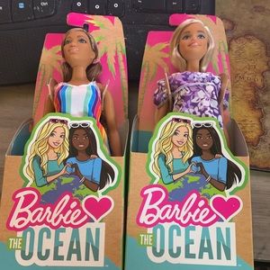 Barbies made from Ocean Bound Plastics Set of 2